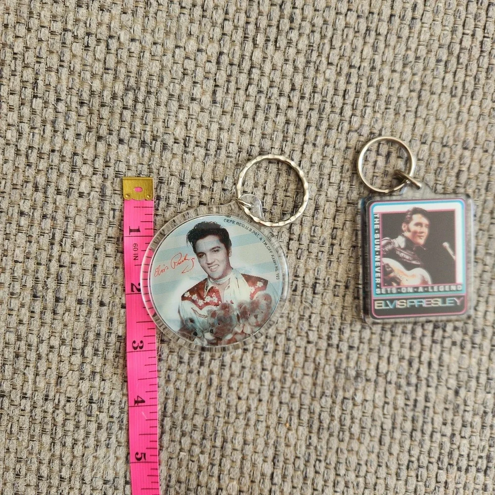 Vintage‎ Elvis Keychains Lot Of 2